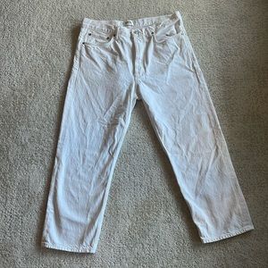 AGOLDE 90’s Crop Mid-Rise Straight Leg Jeans
